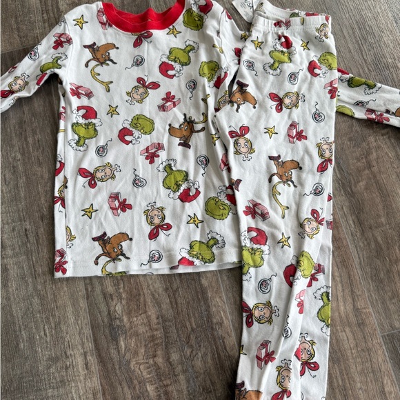 Carter's Festive Cartoon Print Kids Pajama Set - Picture 1 of 4